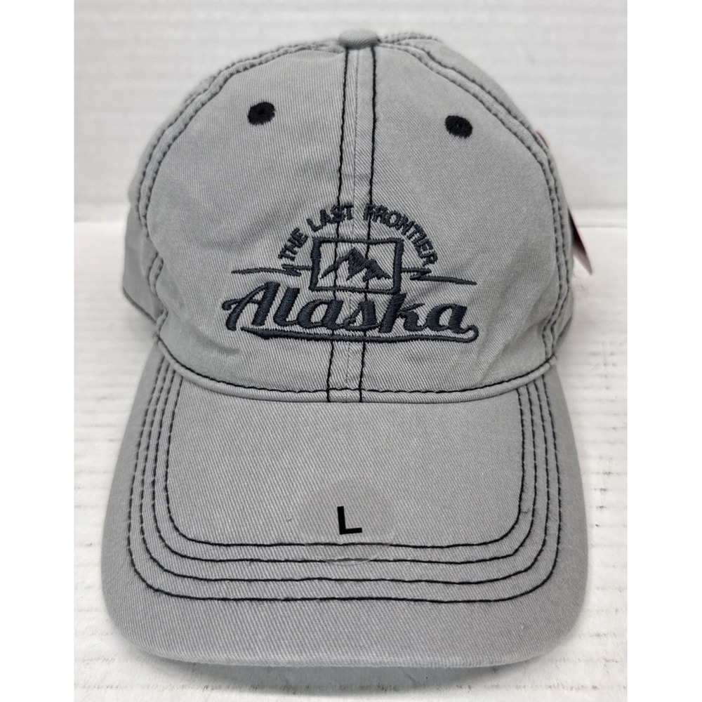 ALASKA Last Frontier Gray Adult Baseball CAP Prairie Mountain Hat Travel Cruise
